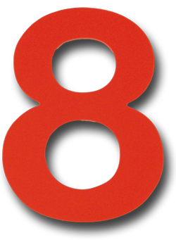 Gerosalbuchstabe rot, Versalhöhe 120mm